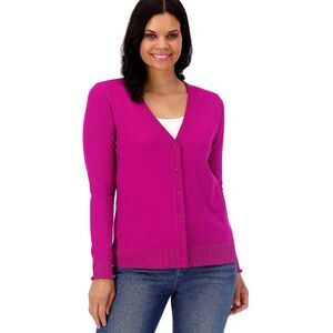 Candace Cameron Bure Surfside Button-Front V-Neck Cardigan Size XXS NWT